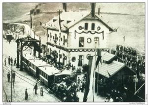Eröffnungszug am 7. Juli 1889 in Todtnau