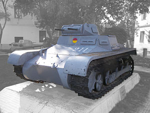 Panzer I im Museo de Unidades Acorazadas;  Militärbasis El Goloso (Madrid)