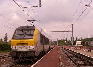 Reihe 13 im Bahnhof Eupen