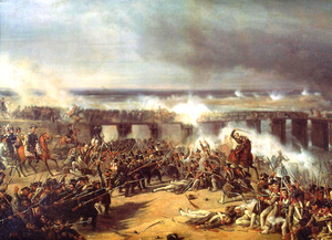 „Schlacht bei Ostrołęka“Gemälde von Karol Malankiewicz (1838)