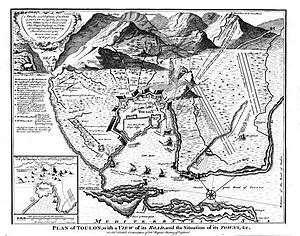 Karte der Belagerung