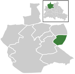 Märkisches Viertel auf der Karte von Reinickendorf