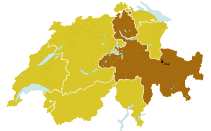 Karte Bistum Chur