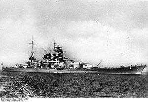 Schlachtschiff Scharnhorst im Jahre 1939