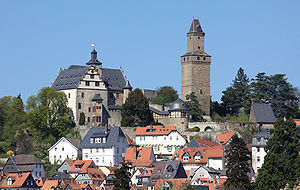 Die Burg über der Altstadt von Kronberg