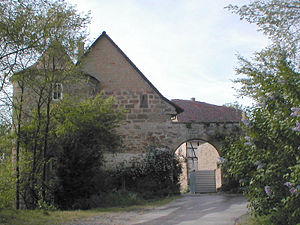 Haupttor von Burg Streichenberg (2007)