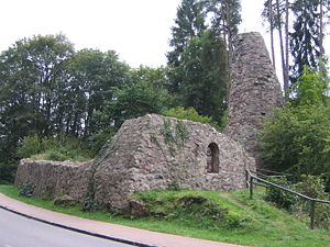 Ruine der Burg Alt-Urach