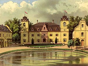 Burg Flamersheim um 1860, Sammlung Alexander Duncker