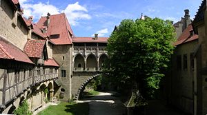 Burg Kreuzenstein - Blick in den Burghof
