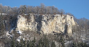 Burgfels nordöstlich des Klosters Beuron