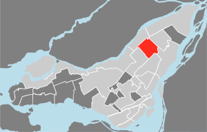 Lage von Saint-Léonard in Montreal