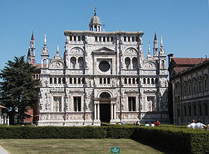 Fassade der Kirche Madonna delle Grazie