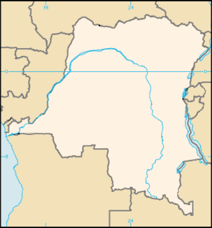 Karte der DR Kongo