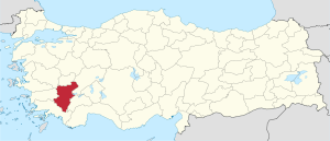 Denizli in Turkey.svg