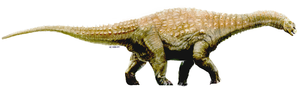 Lebendrekonstruktion von Diamantinasaurus matildae. Aus Hocknull und Kollegen, 2009.
