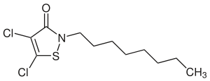 Struktur von Dichloroctylisothiazolinon