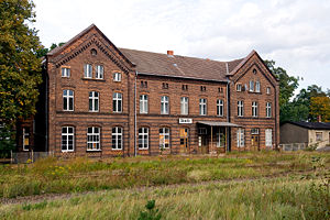 Bahnhof Dömitz im September 2007