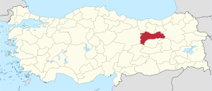 Erzincan in Turkey.svg
