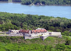 Fort Ticonderoga, vom Mount Defiance aus