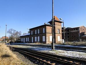Bahnhof in Friedland (2011)
