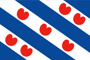 Flagge der Provinz Friesland