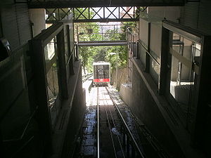 Funicular de Vallvidrera, Bergstation