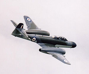 Gloster Meteor N.F. 11 (Nachtjäger) im Flug