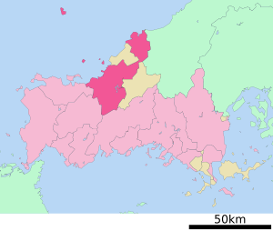Lage Hagis in der Präfektur