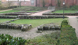 Fundamente des früheren Klosters