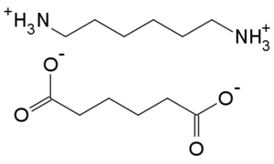 Struktur von Hexamethylendiaminadipat
