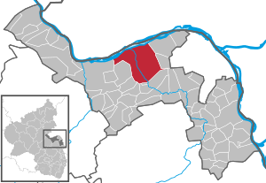 Lage von Ingelheim & Nieder-Ingelheim