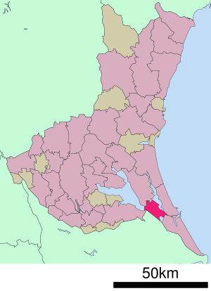 Lage Itakos in der Präfektur