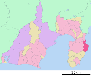 Lage Itōs in der Präfektur