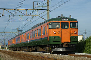 Baureihe 115 bei Shin-Maebashi