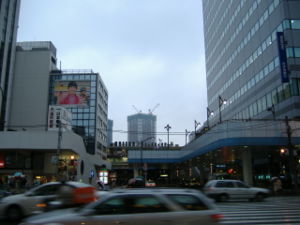 JRE Tamachi Station Mita exit.jpg