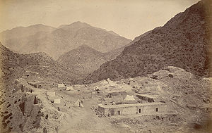 Die Festung Ali Masjid nach der Eroberung durch die Briten