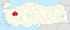 Kütahya in Turkey.svg