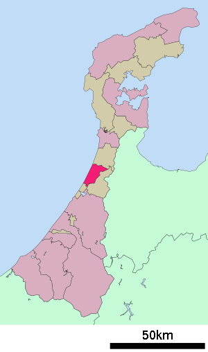 Lage Kahokus in der Präfektur