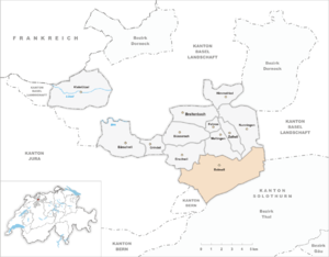 Karte von Beinwil (SO)