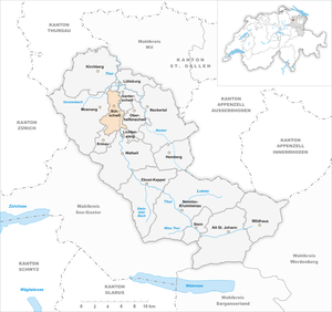 Karte von Bütschwil