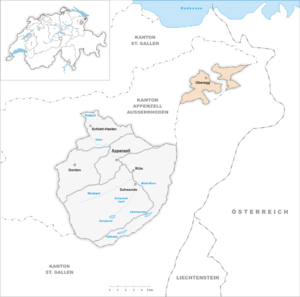 Karte von Oberegg
