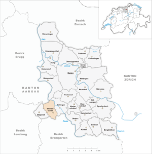 Karte von Wohlenschwil