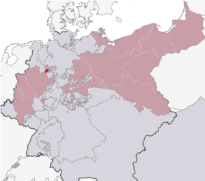 Kreis Bünde in Preußen 1818