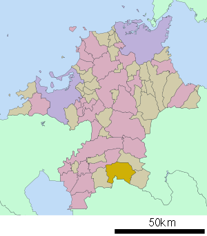 Lage Kurogis in der Präfektur