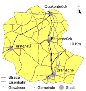 Landkreis Bersenbrück um 1962