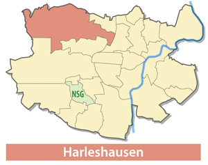 Lage von Harleshausen in Kassel