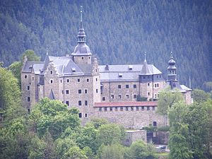 Burg Lauenstein von Westen aus gesehen