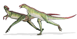 Lebendrekonstruktion von Lesothosaurus diagonsticus
