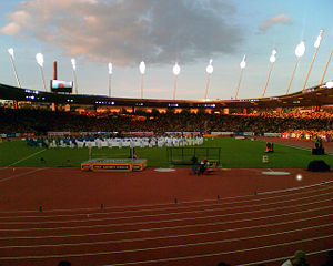 Eröffnungszeremonie des neuen Stadions während Weltklasse Zürich 2007