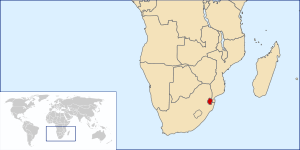 Karte Bistum Manzini